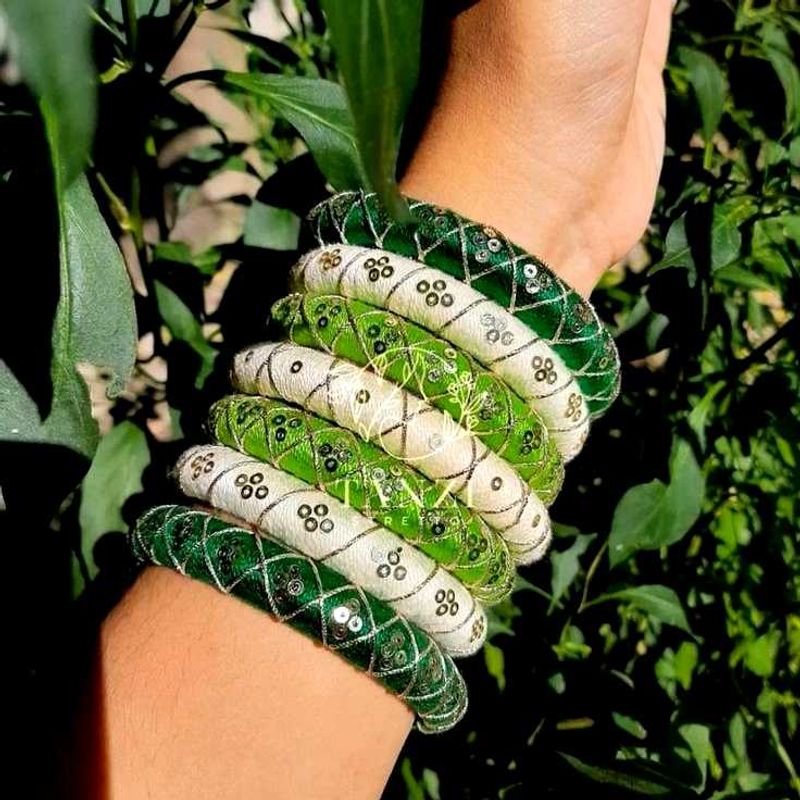 Green Shade Bangles 💚