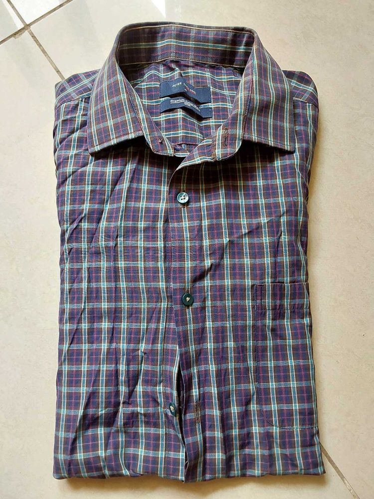 Checked Shirt With Flaws
