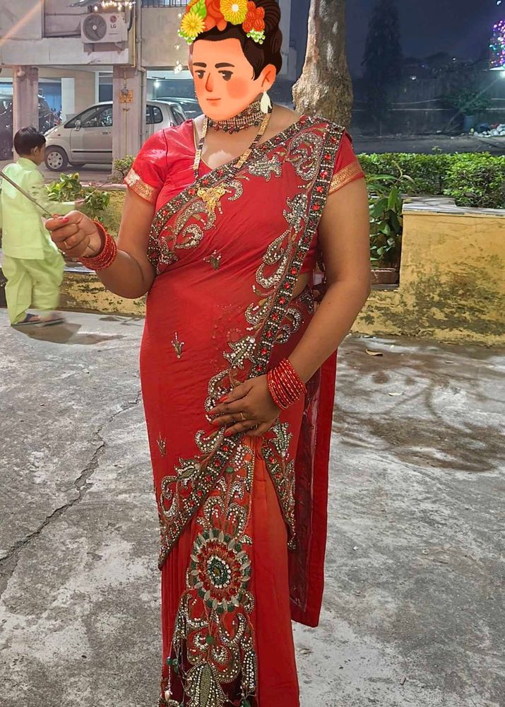Ready To Wear Saree With Detachable Pallu