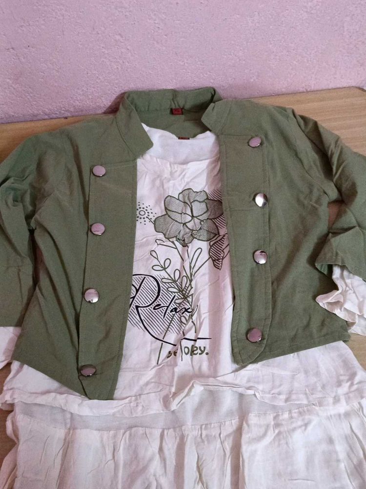 Girls Top with Jacket