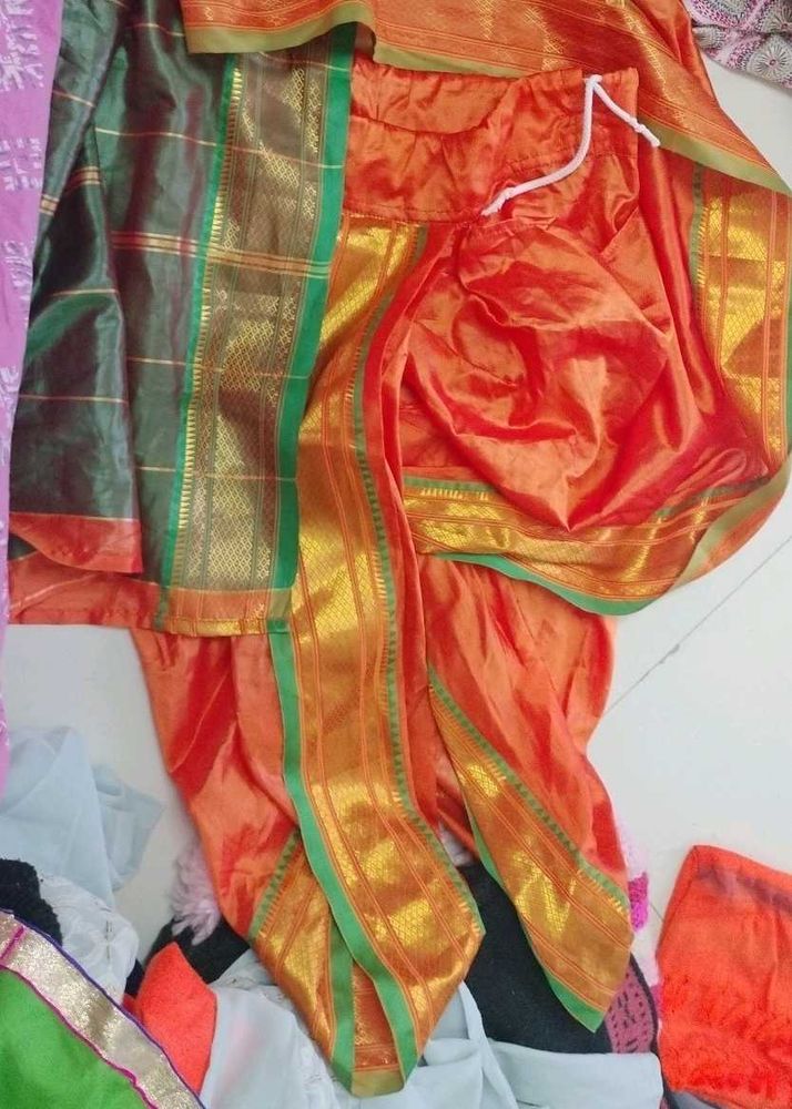 Traditional Indian nauvari♥️