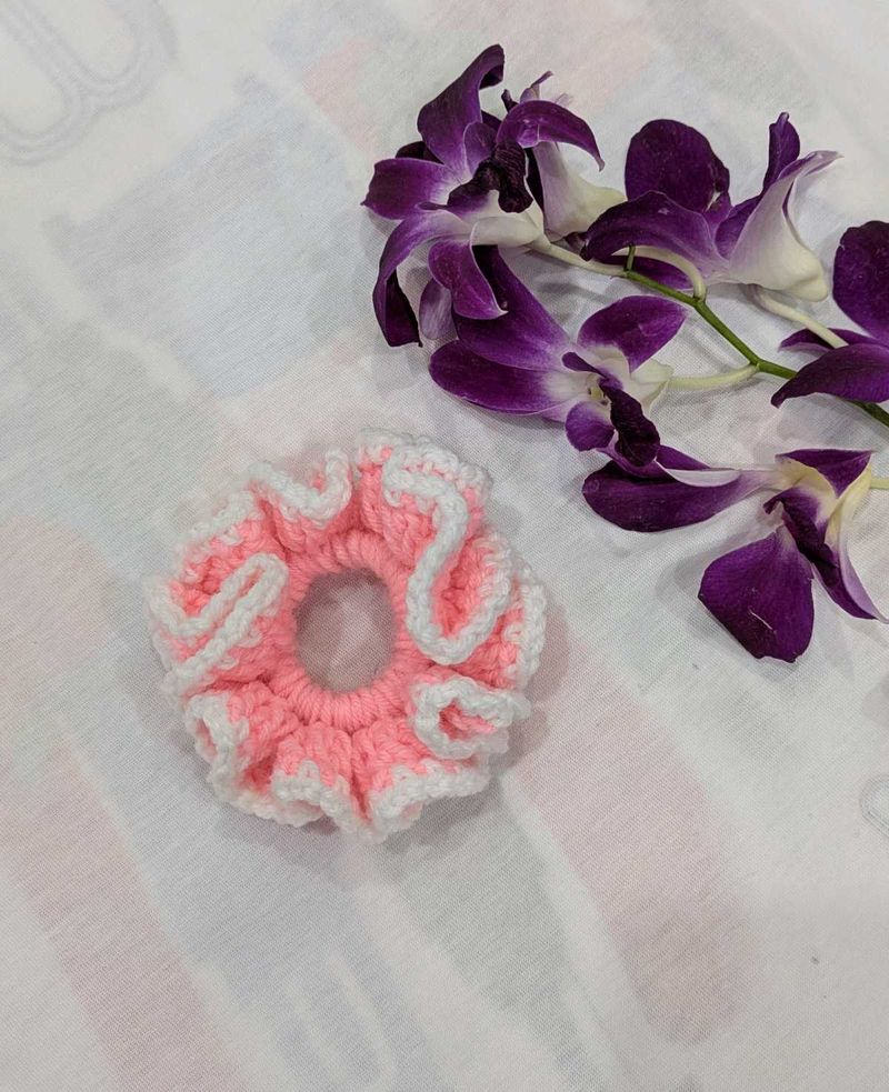 Crochet Hair Scrunchies