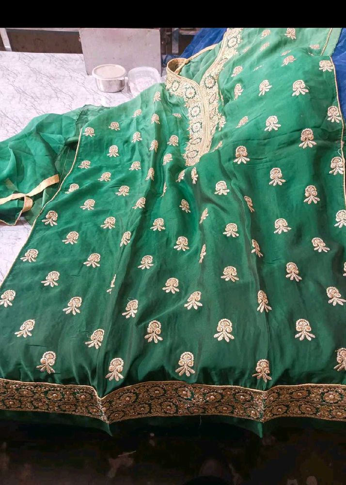 Combo of Elegant Green Embroidered Kurta