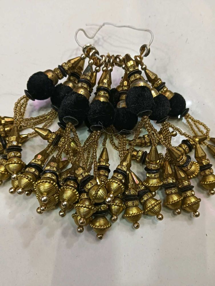 Golden &amp; Black Tassels