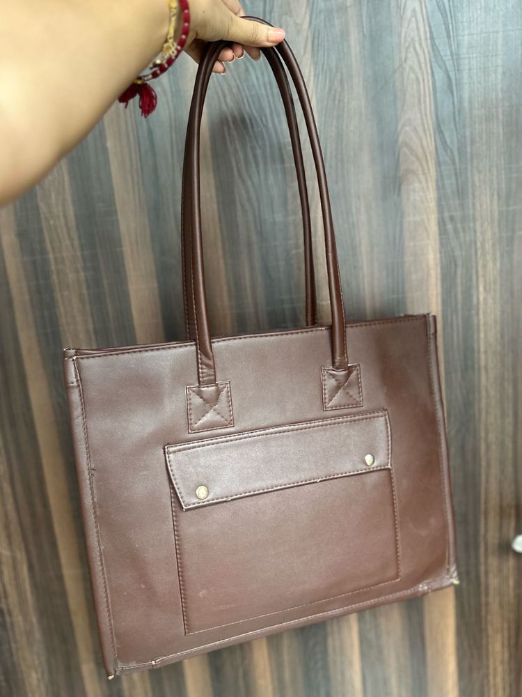 Brown Tote Bag