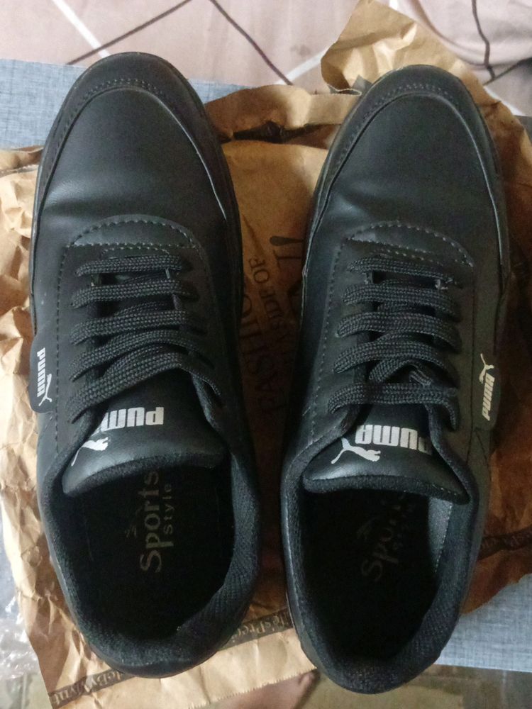 Puma First Copy Black Shoes