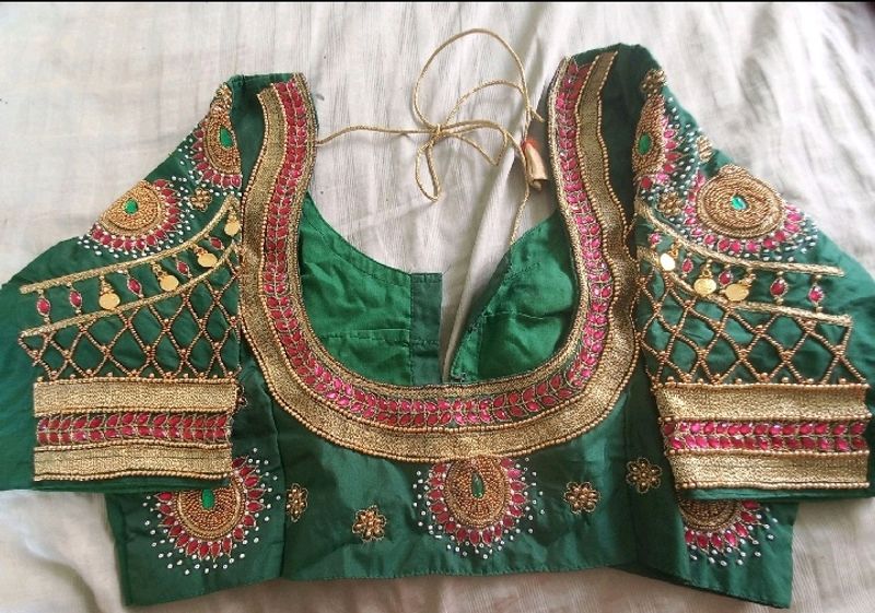 Heavy Work Aari Bridal Blouse