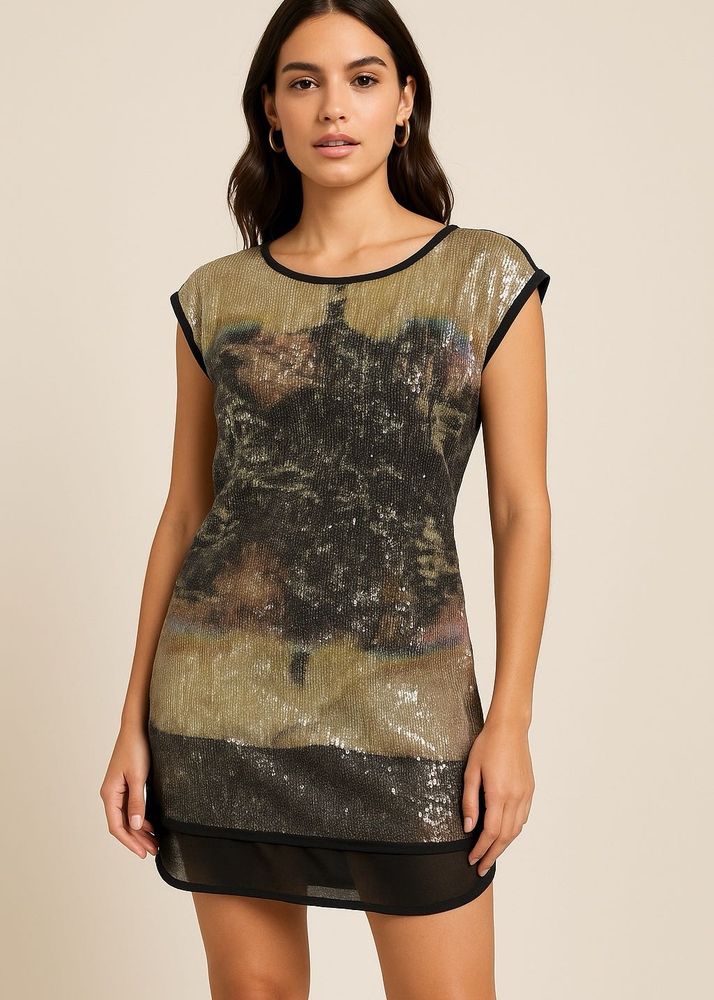 River Island Sequin Embellished Top