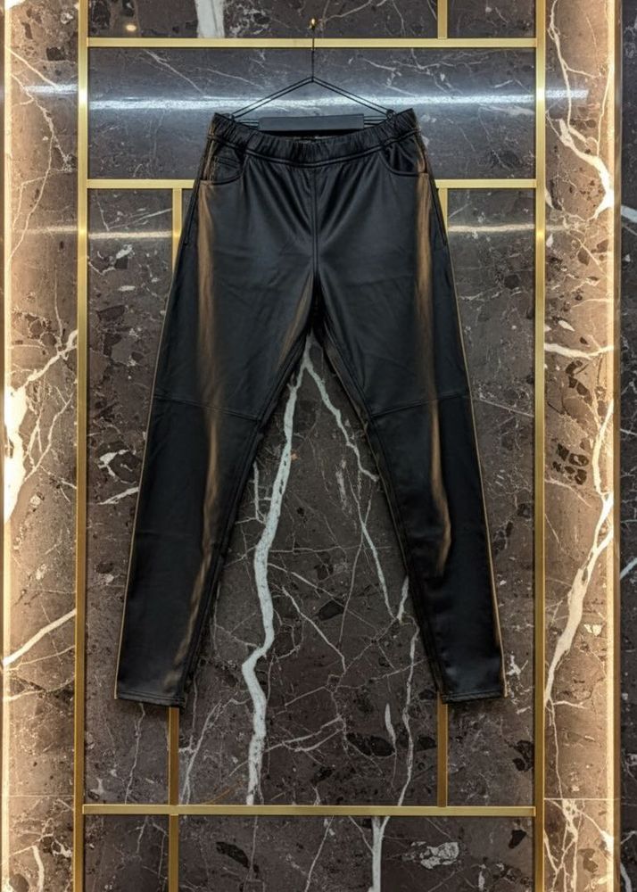 Stylish Black Faux Leather Pants