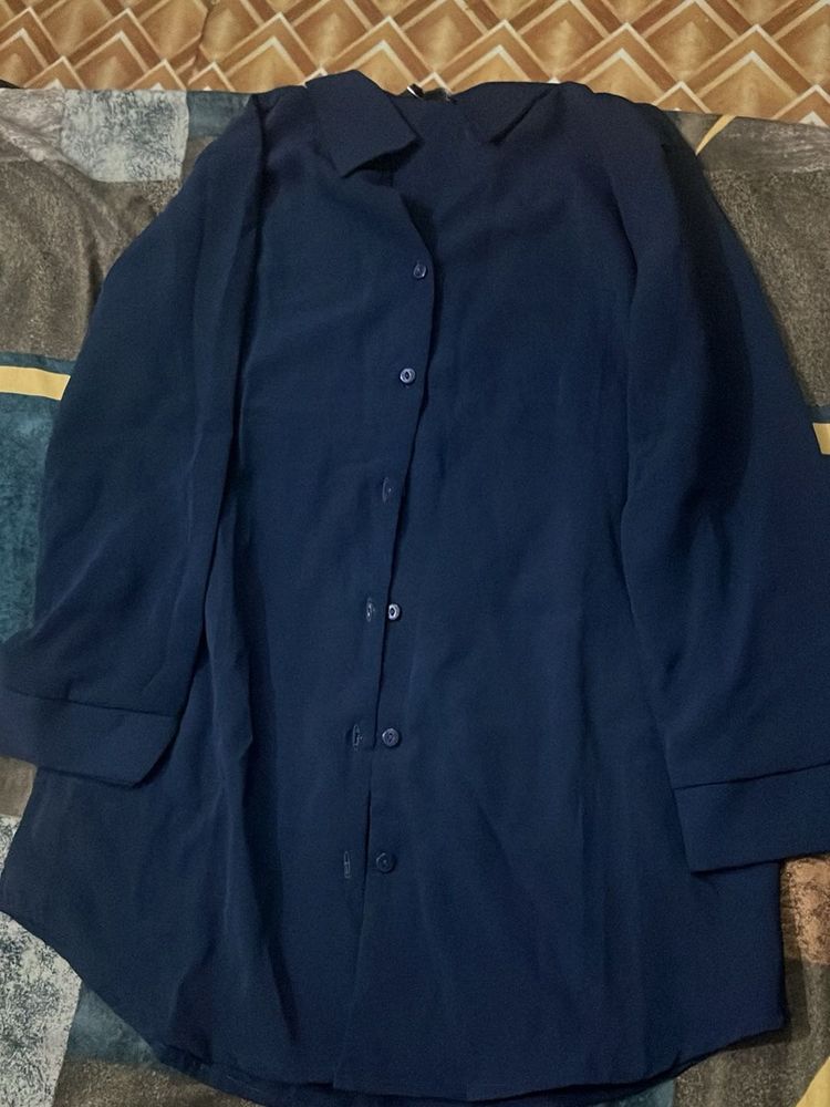 Navy Blue Shirt