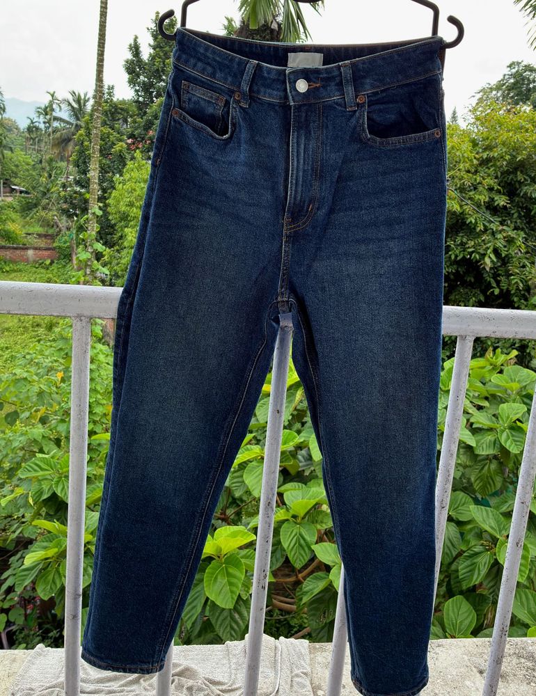 Dark Blue Denim Jeans