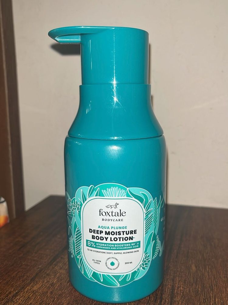 Foxtale Aqua Plunge Body Lotion And Johnson’s Oil