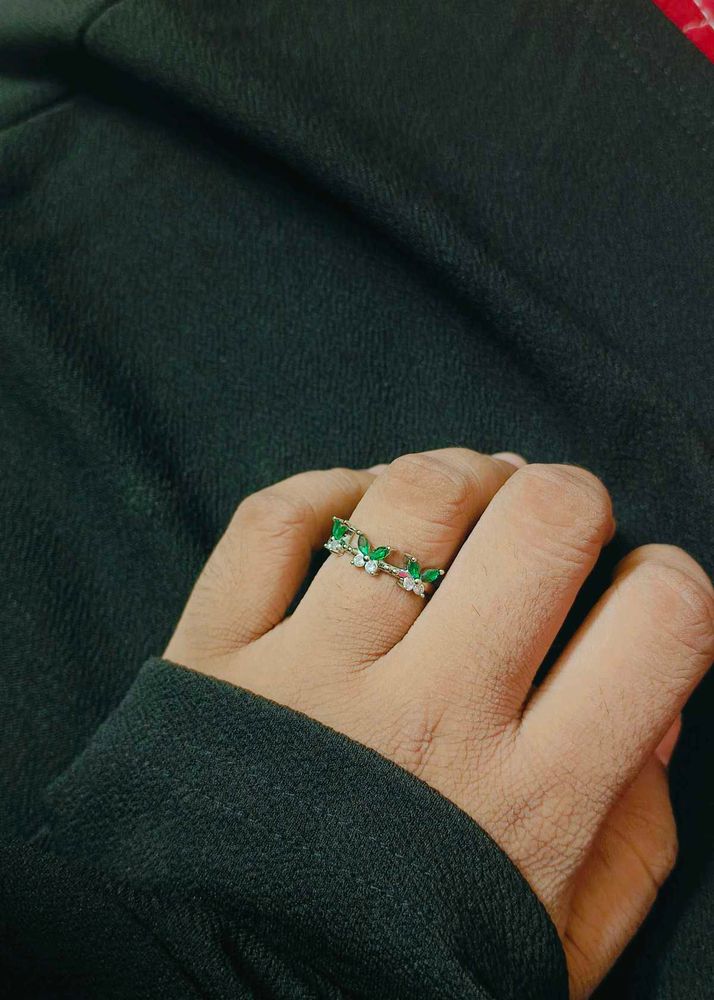 Green Stone Ring