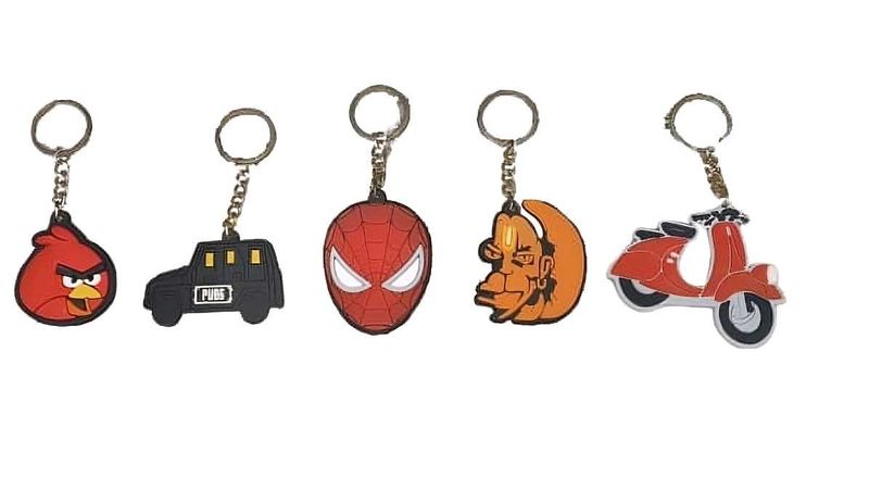 Fun Character Keychains - Bundle of 10
