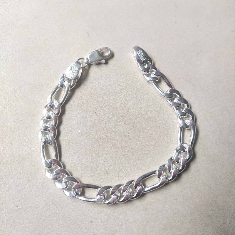 Pure Silver Figaro Chain ⛓️ Bracelet