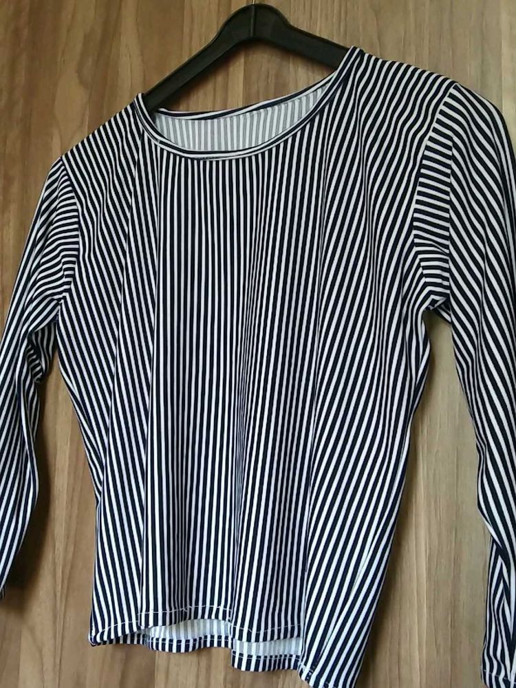 Striped Long Sleeve Top