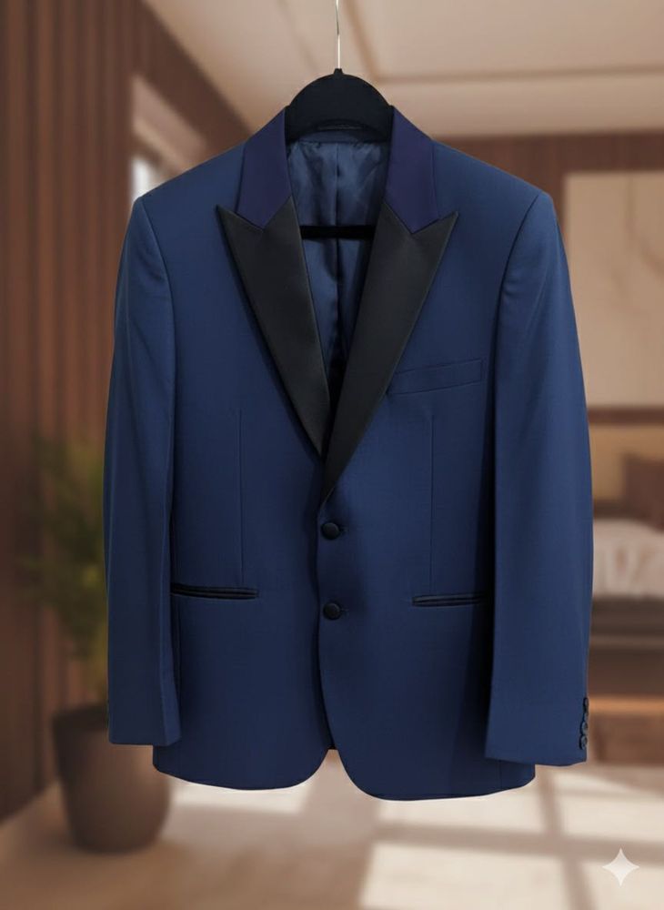 Blue Tuxedo Blazer