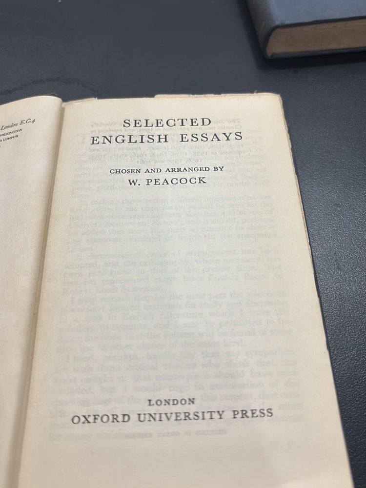 Selected English Essays