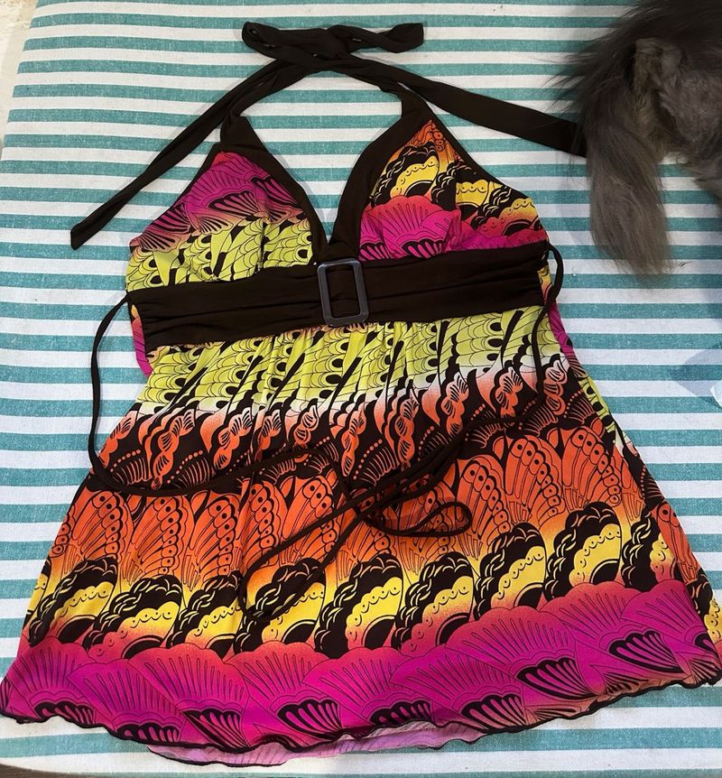 Colorful Halter Top