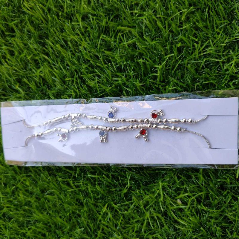 Cute Silver Anklets