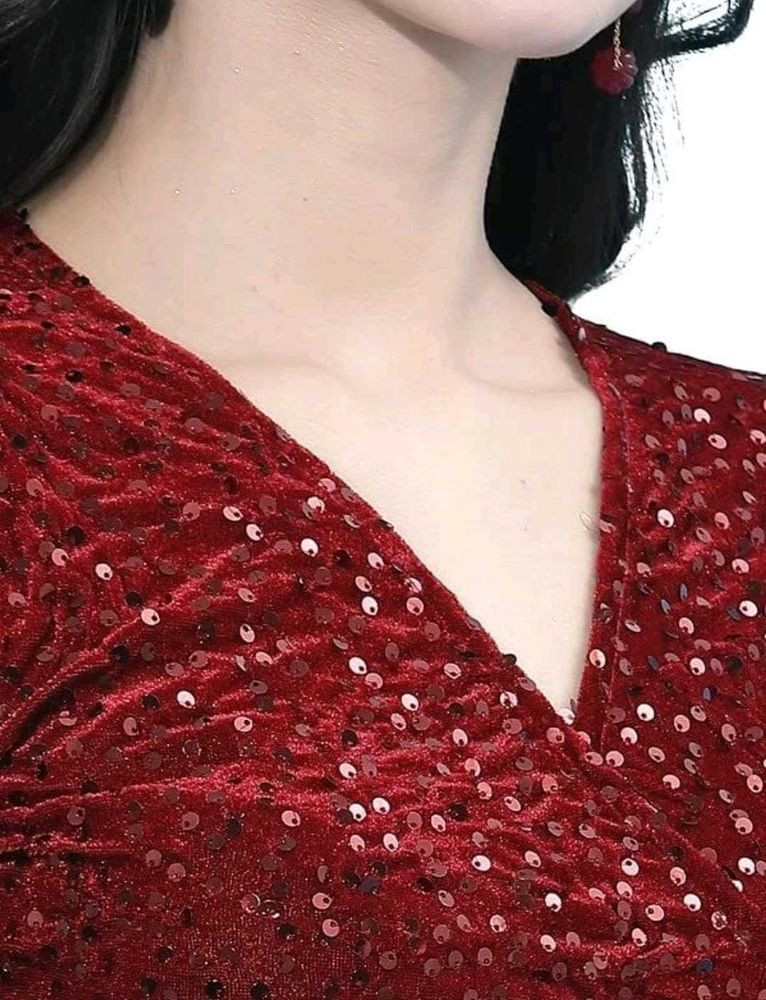 Bodycon Sequin Maxi Dress