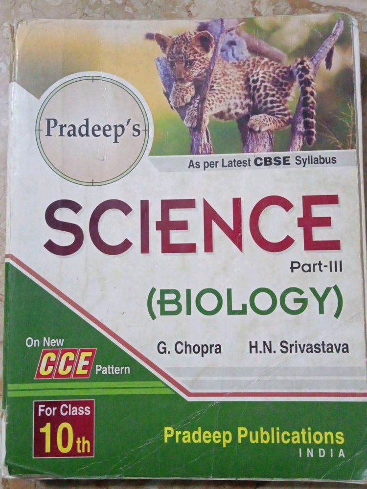 Pradeep&#39;s Science Part-III biology for class 10