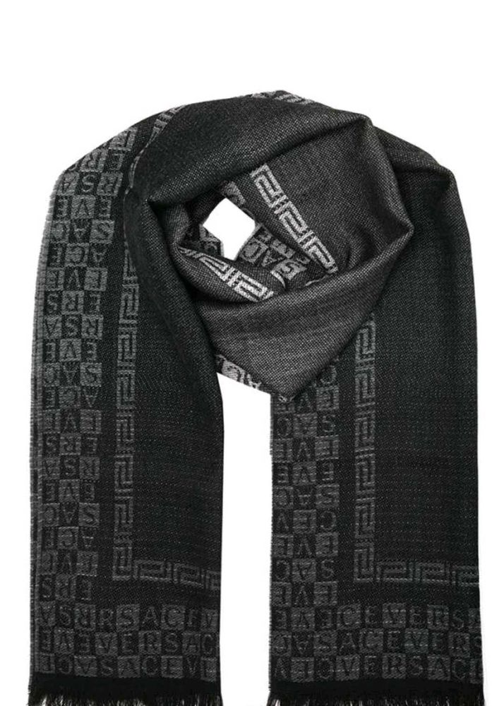 Authentic Reversible Versace Wool Scarf