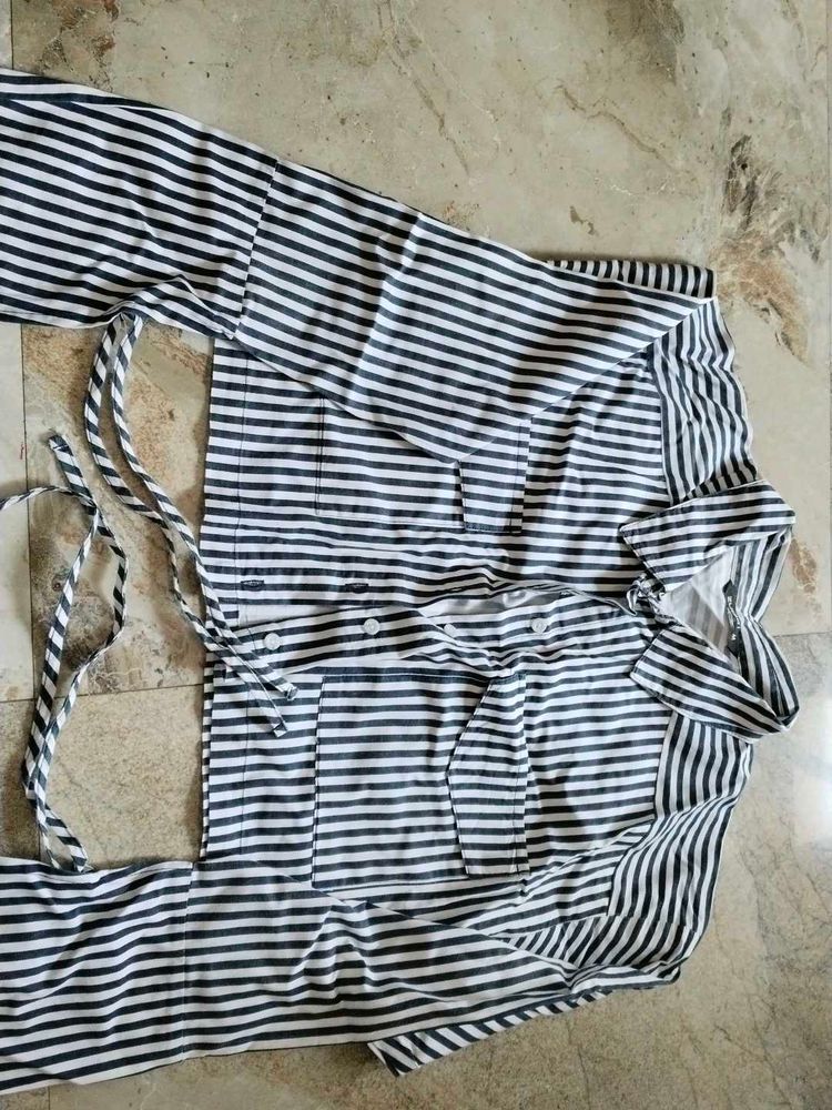 Striped Top &amp; Bottom Set