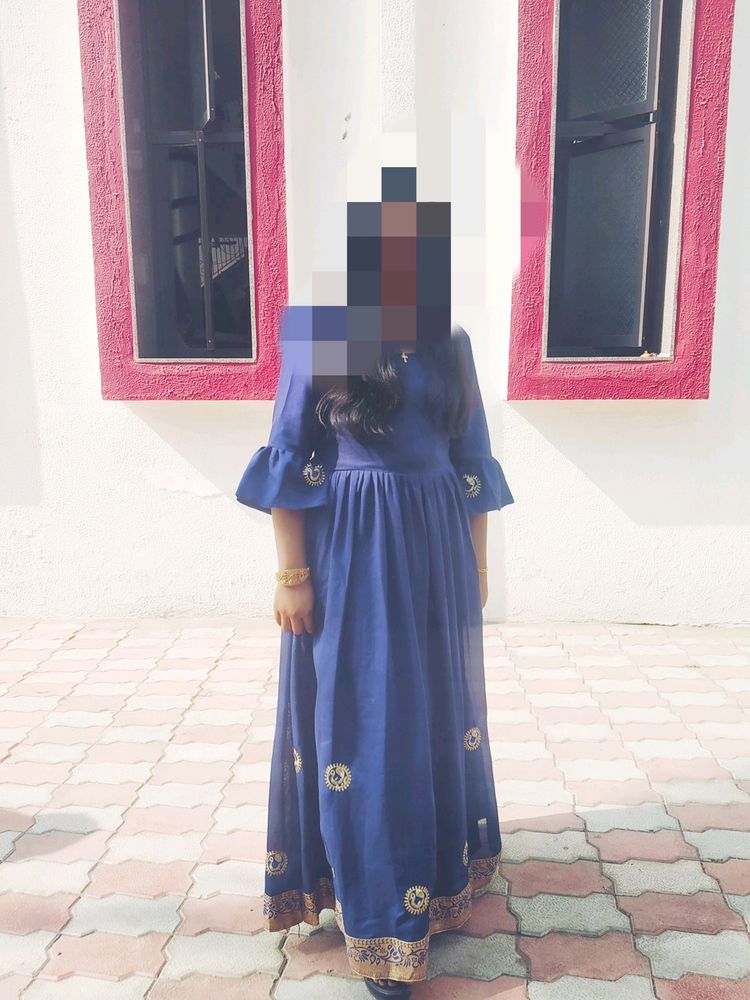 Navy Blue Gown