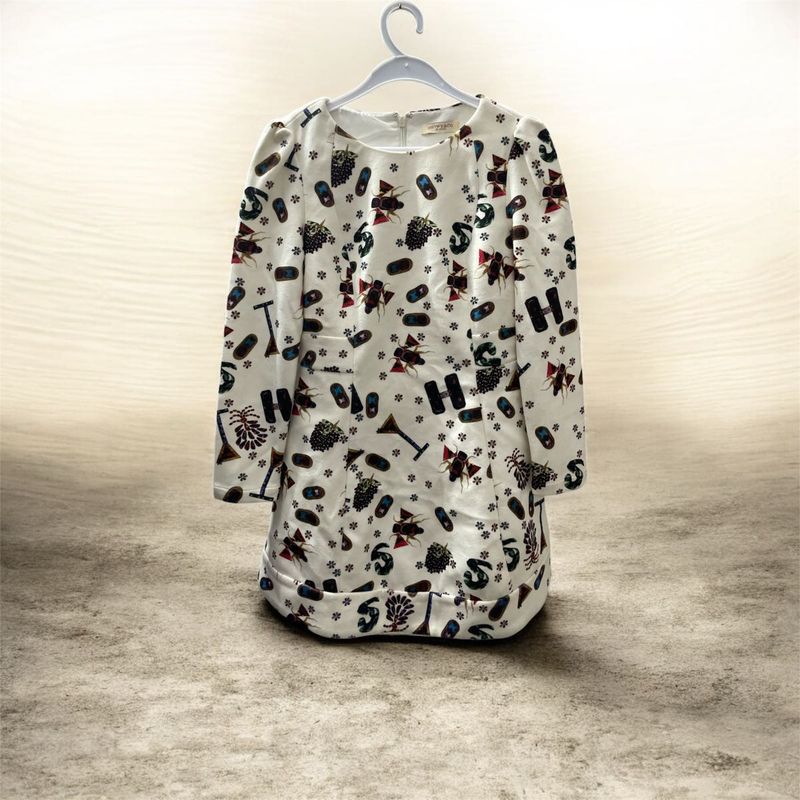 Patterned Mini Dress