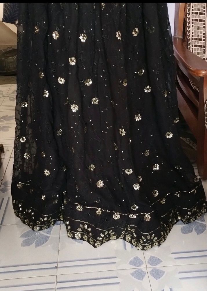 Black Lahenga Skirt
