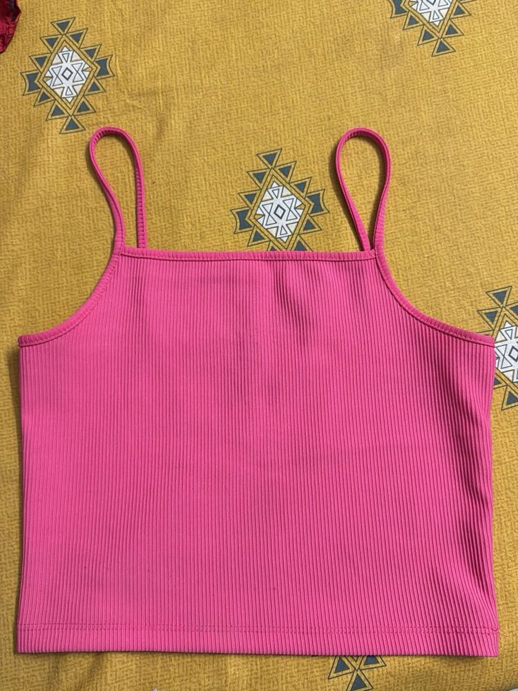 Pink Tokyo Talkies Tank Top
