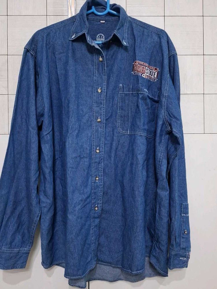 Denim Long Sleeve Shirt