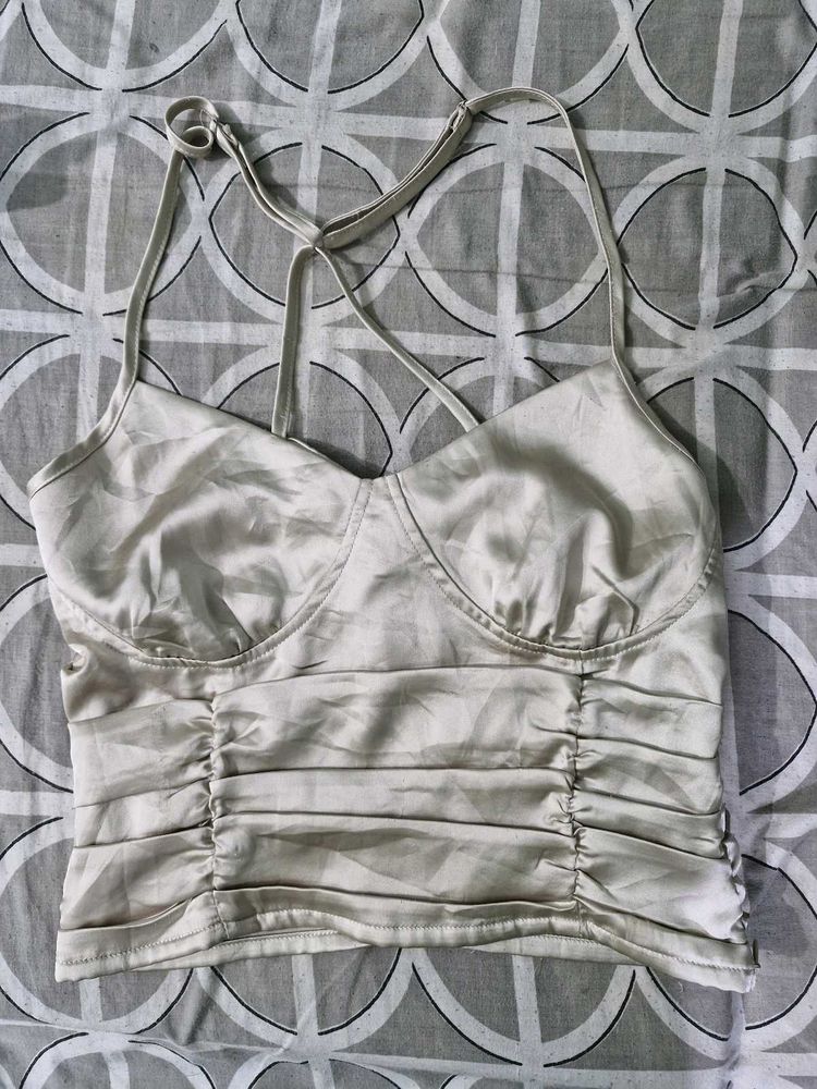 Satin Corset Top