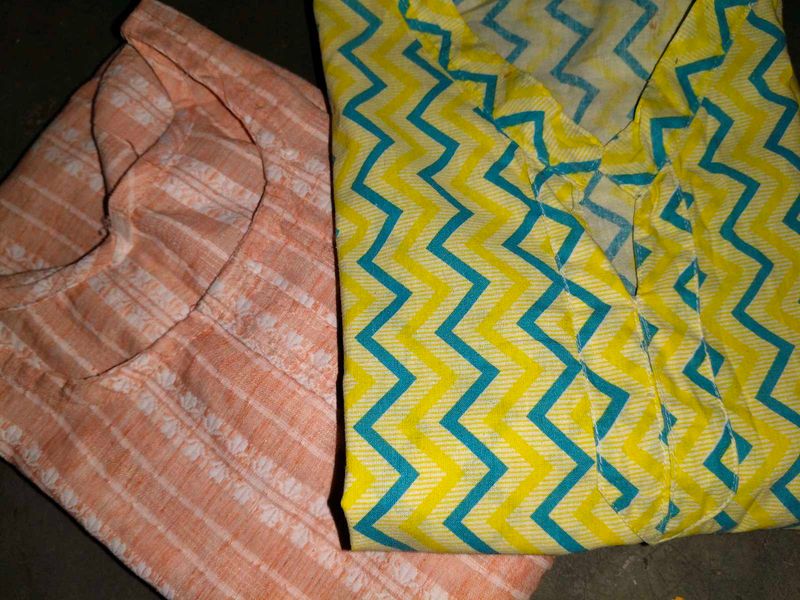 Two Set Of Kurta Short And Long