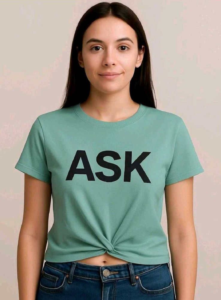 Stylish Green ASK Tee