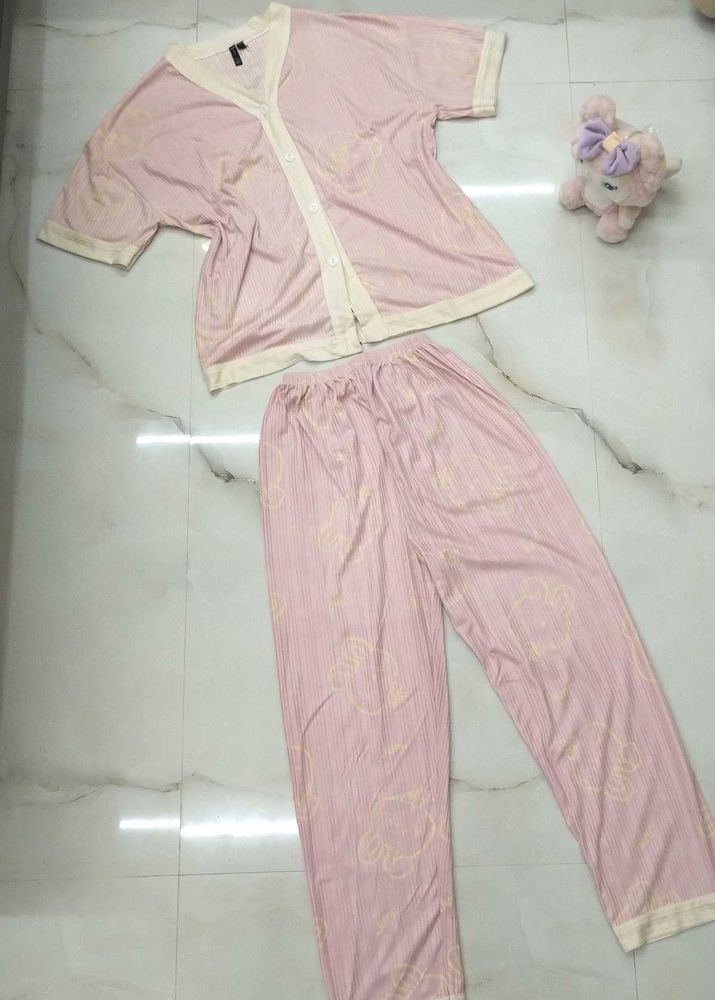 Cute Pink Pajama Set