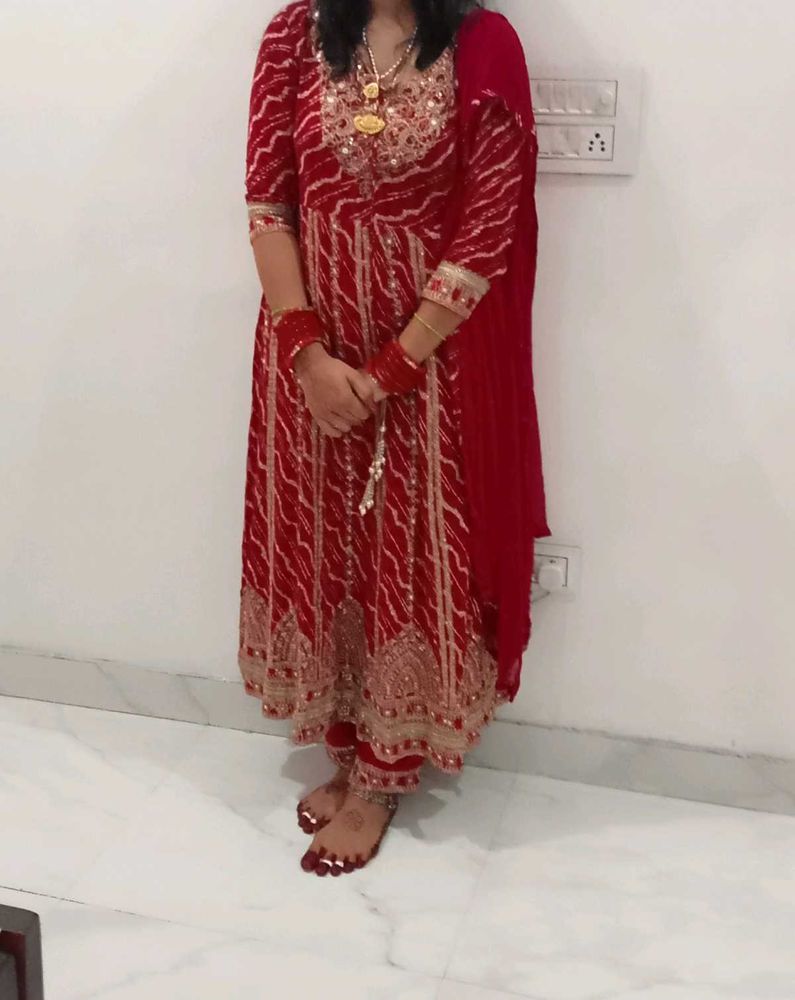 New Kurta Set Only One Time Wear With Matching Ban