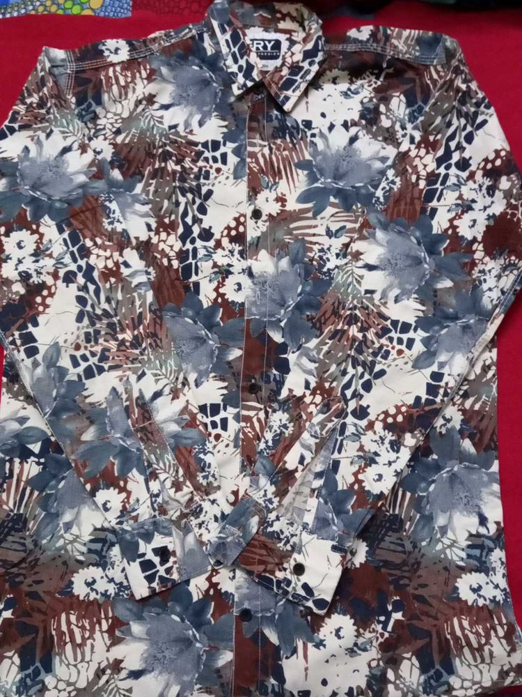Floral Print Shirt GENTLY USED TOP CONDITION