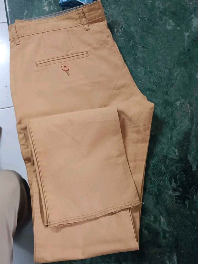 Tan Casual Trousers
