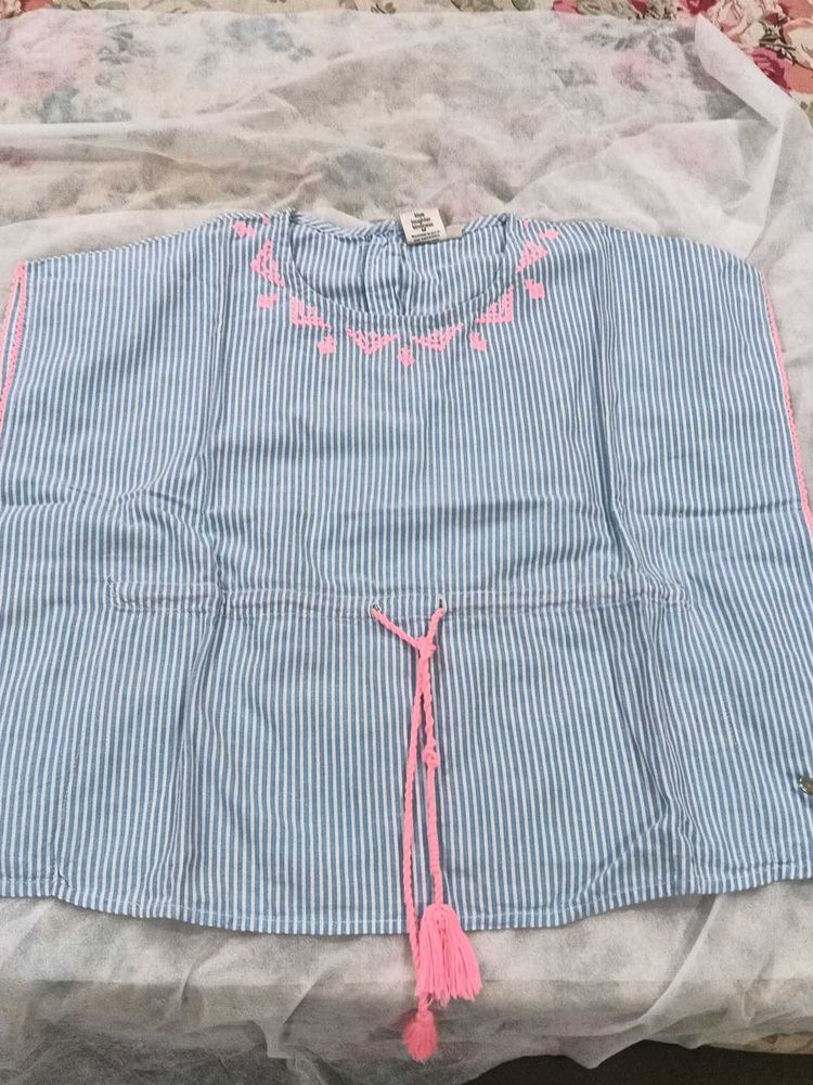 Kaftan Style Top For Girls Between 9-10 Yrs