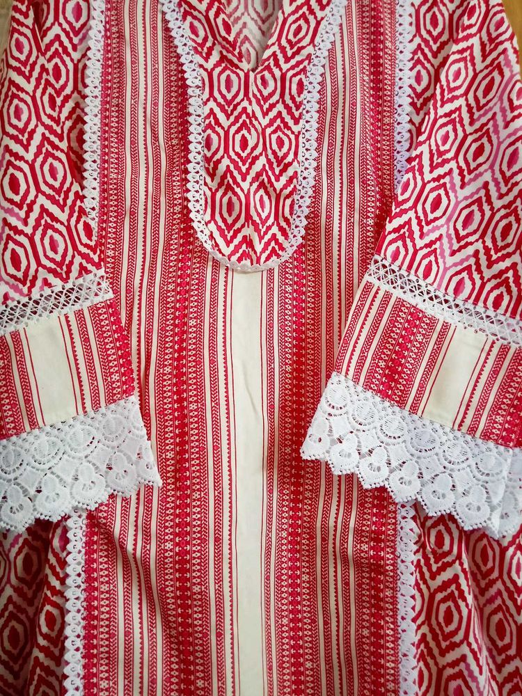 Pakistani Designer Kurta Pant Set