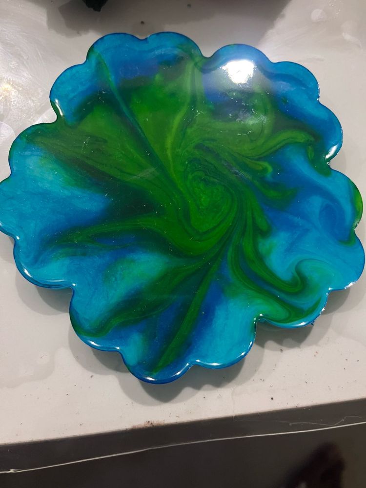 Resin Art Coaster
