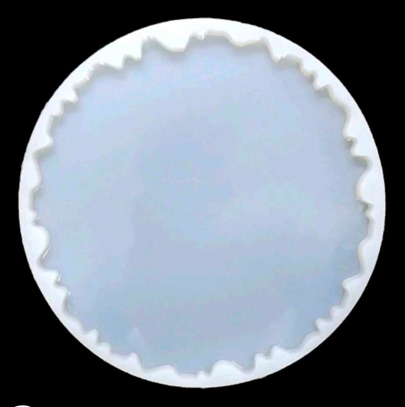 12&#34; Agate Round Silicone Mould