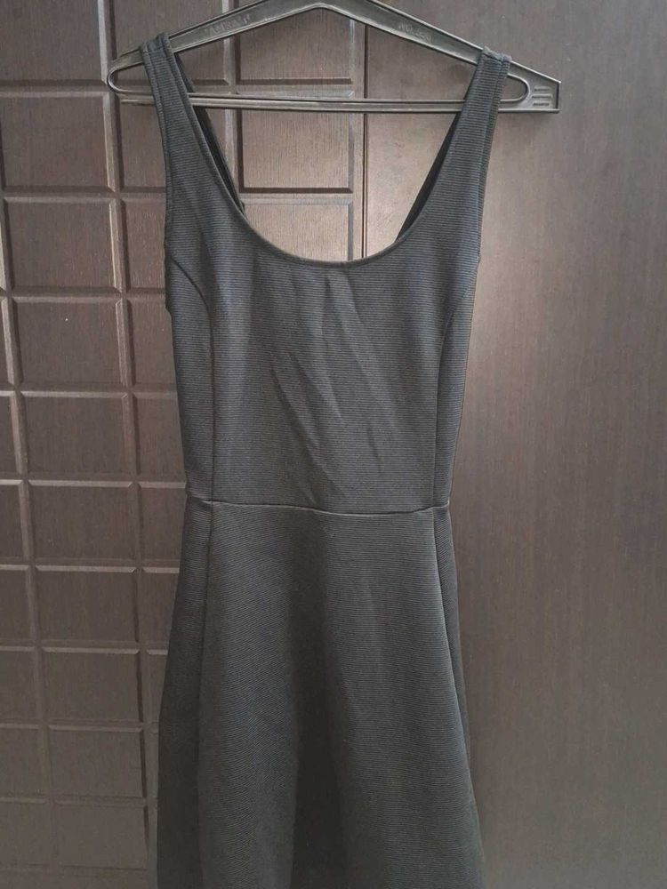 Chic Black Skater Dress