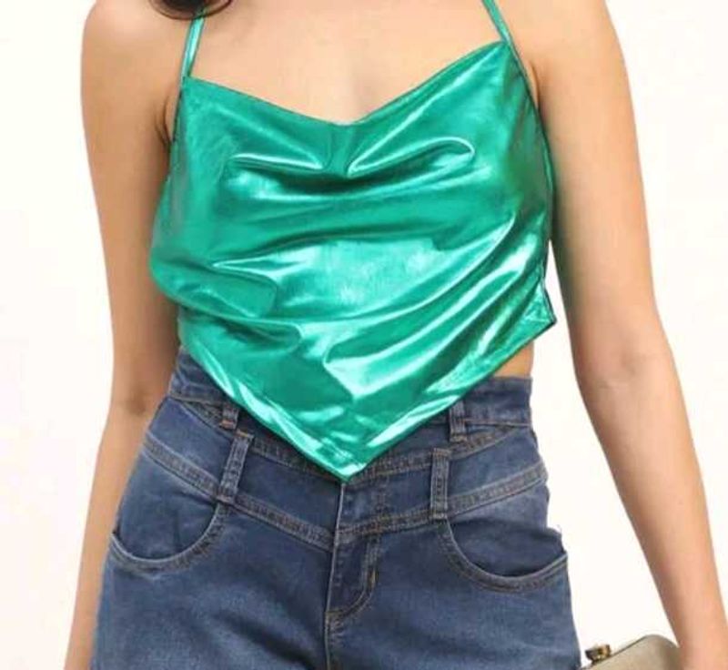 Emerald Green Halter Top