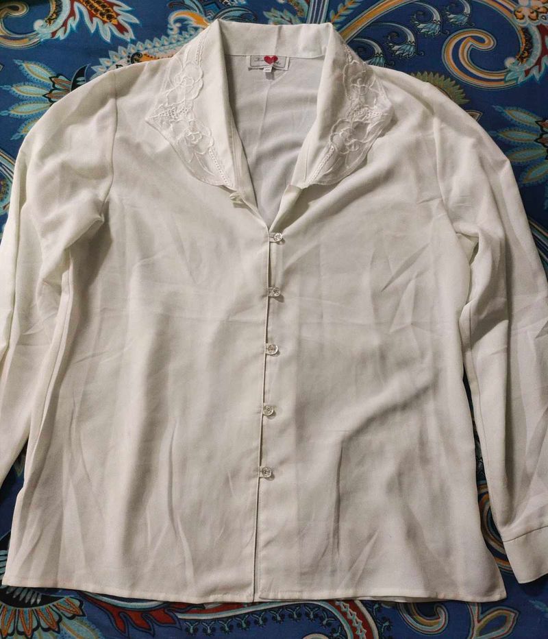 White Button Down Beautiful Shirt