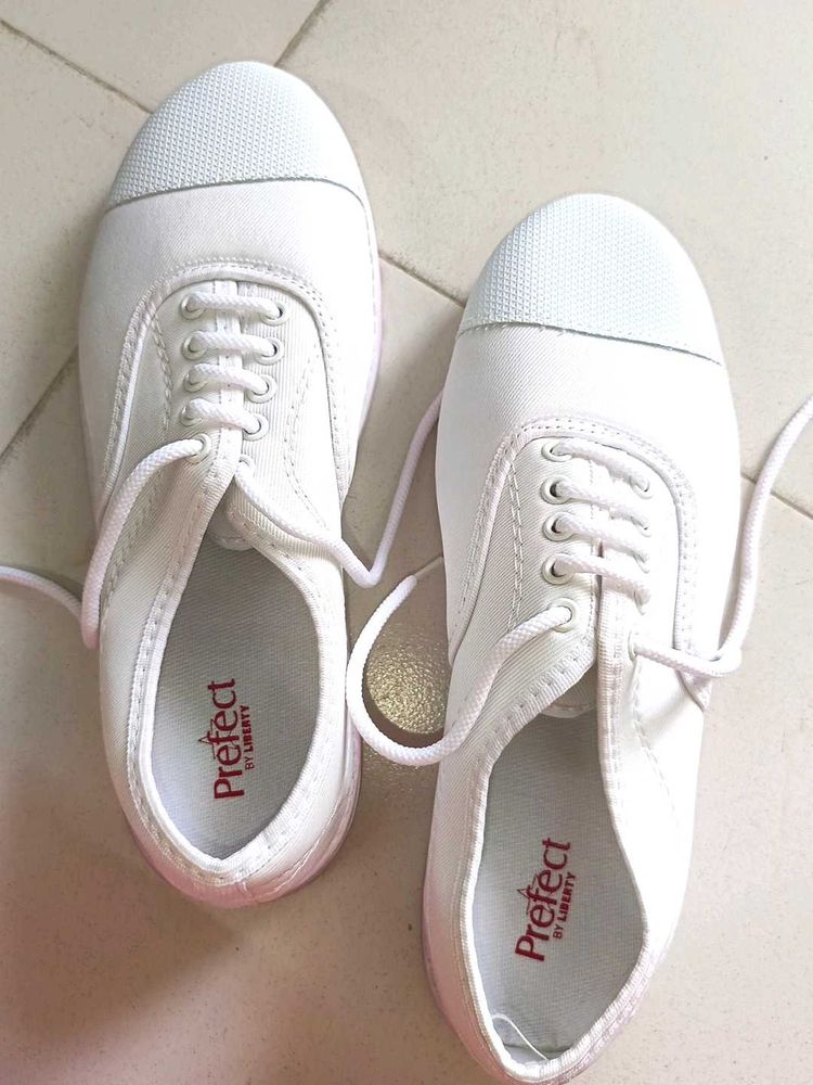 🆕 White School Shoes