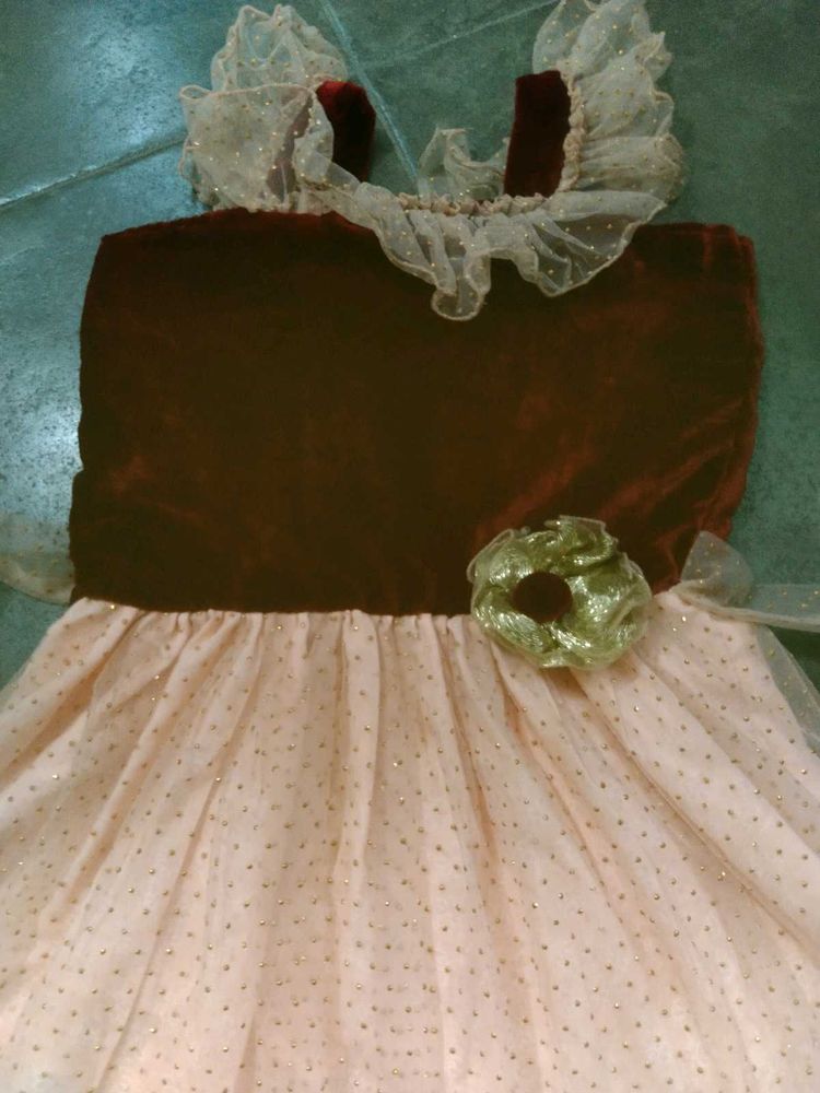 Designer Net Frock
