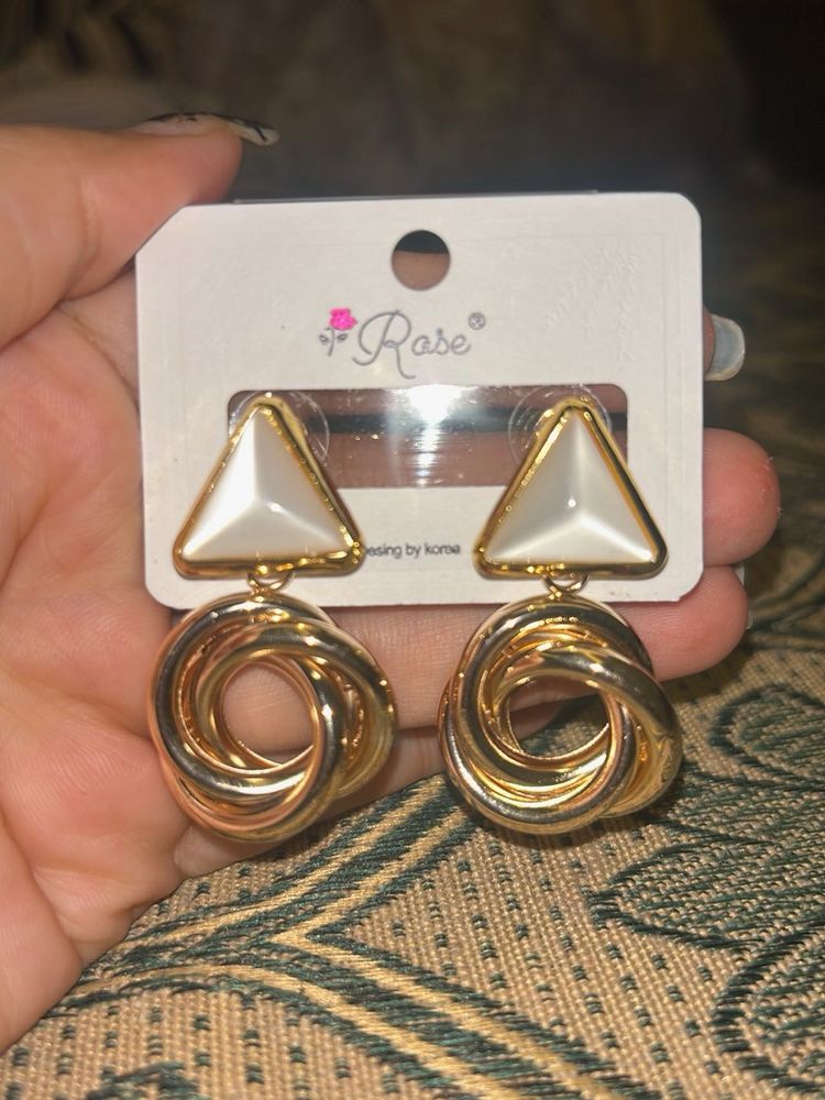 Triangle Drop Earrings